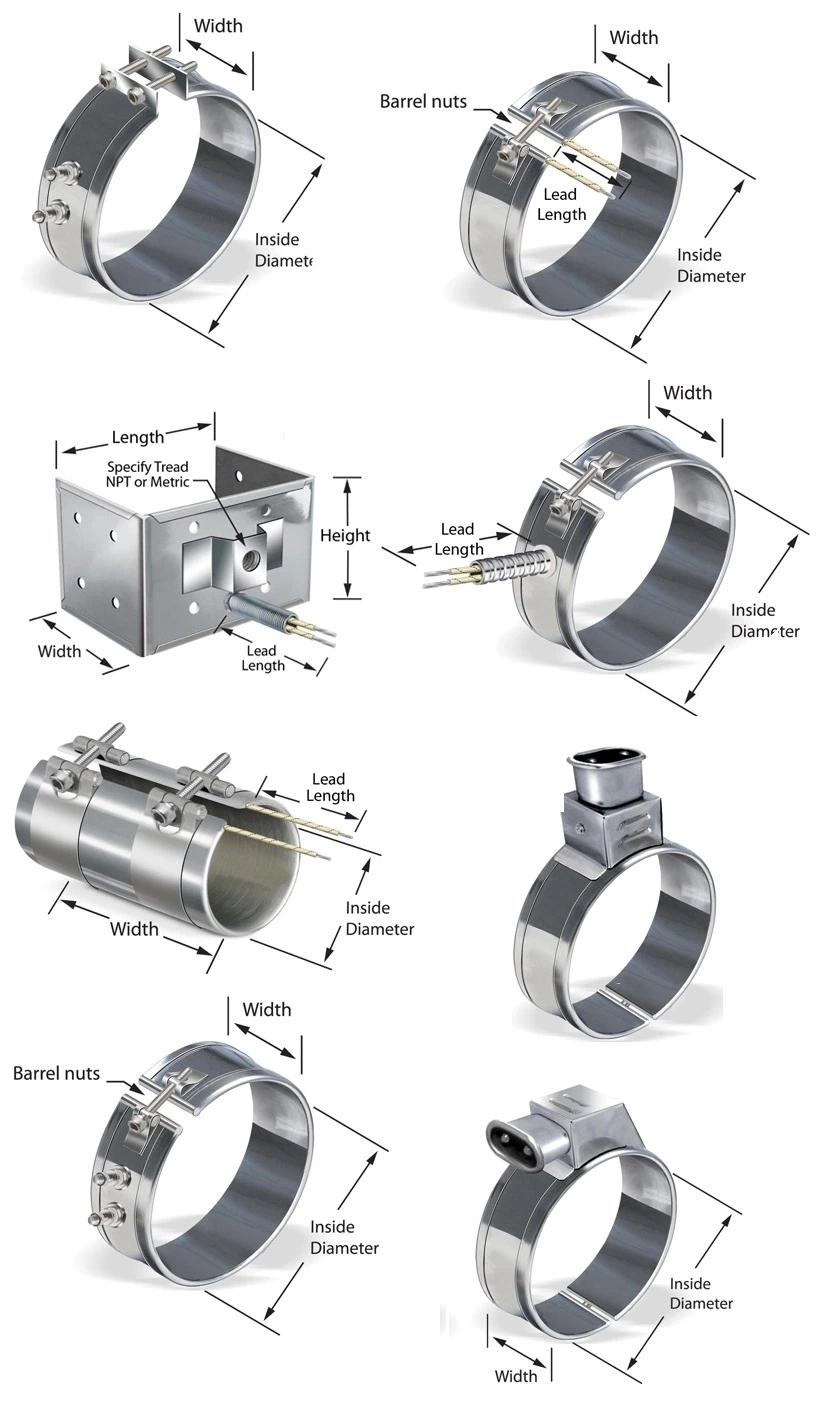 Stainless Steel Mica Insulated Electric Plastic Extruder Ring Band Heater