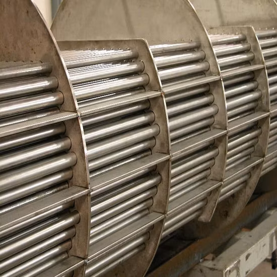 Gegenstrom-Fintube-Bündel aus Edelstahl, Titan, Nickel und Hastelloy