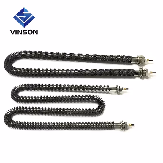 Rippen-Luftheizelement, Heizrohr, Rippenheizung, Industrie-Heizprozess, elektrisch, 220 V, Cr20ni80, Widerstand für Ofen, Herd